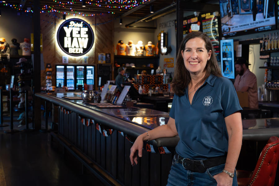 Woman bar owner